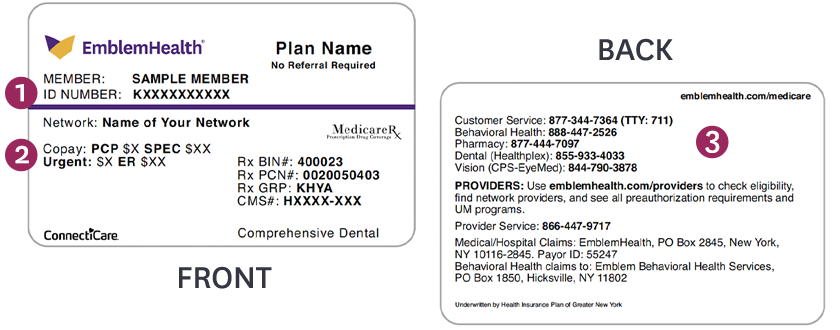 emblemhealth insurance number